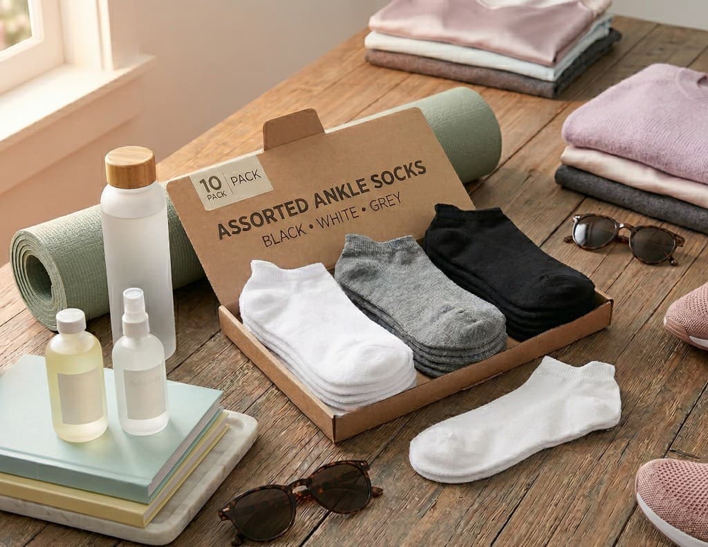 Women's Premium Ankle Socks (10-Pack)